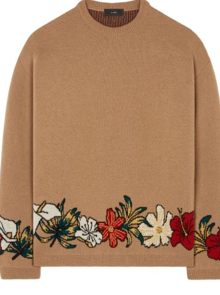 Women floral-intarsia Alanui jumper R+J cashmere 0721
